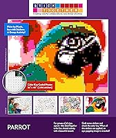 StickTogether Giant 40x36 Parrot Mosaic Sticker Puzzle Poster Kit - No Mess Group Activity for Families, Classrooms & All Ages