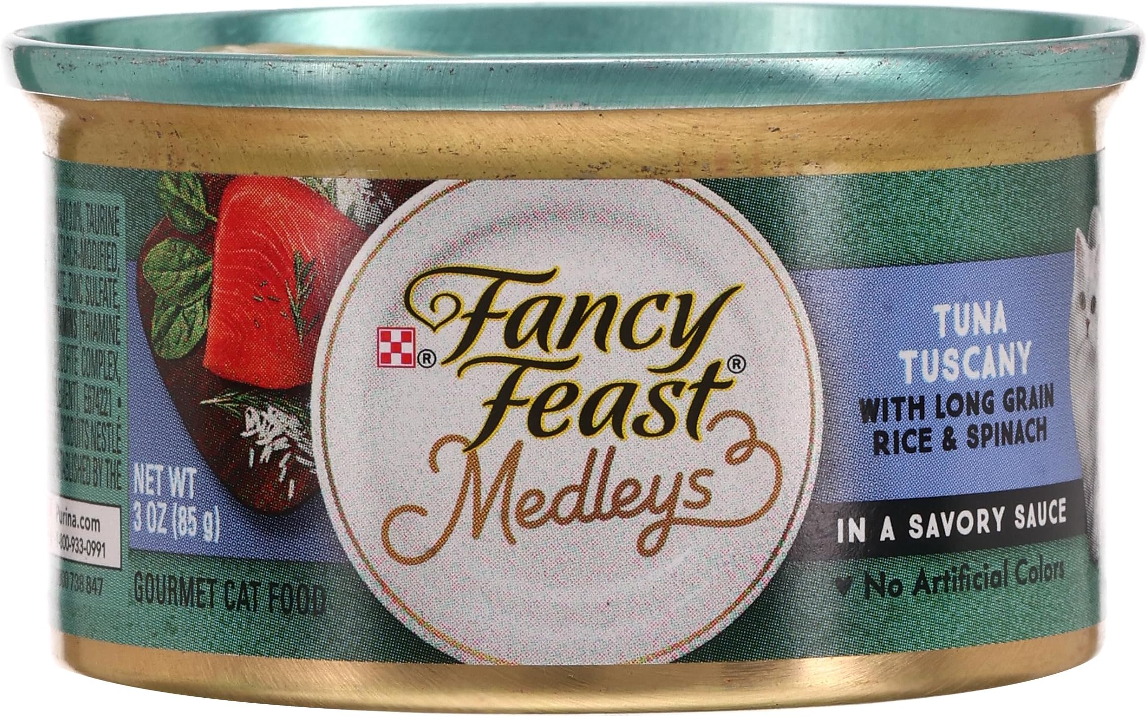 Purina Fancy Feast Medleys Tuna Tuscany Wet Cat Food, 85g