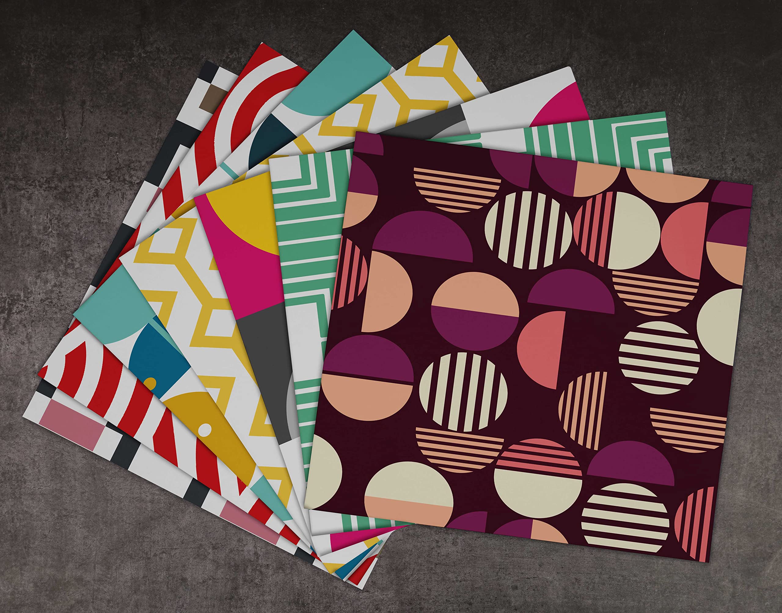 Inkdotpot 25 Fogli Tema Retrò Vintage. Scrapbook Pad Pad 6X6, Carta Scrapbook A Lati Singola- Carta Cartoncino Colorato Scrapbooking Fai Da Te Sfondo Decorativo Fai Da Te Forniture Di Carta