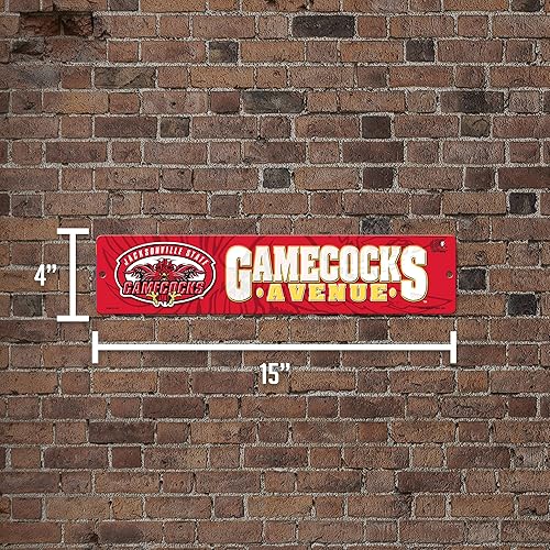 Miniatura 6 de NCAA Rico Industries Placa de calle de plástico Placa de calle de plástico de 4" x 16" Color del equipo,Alternativo,Champ,man