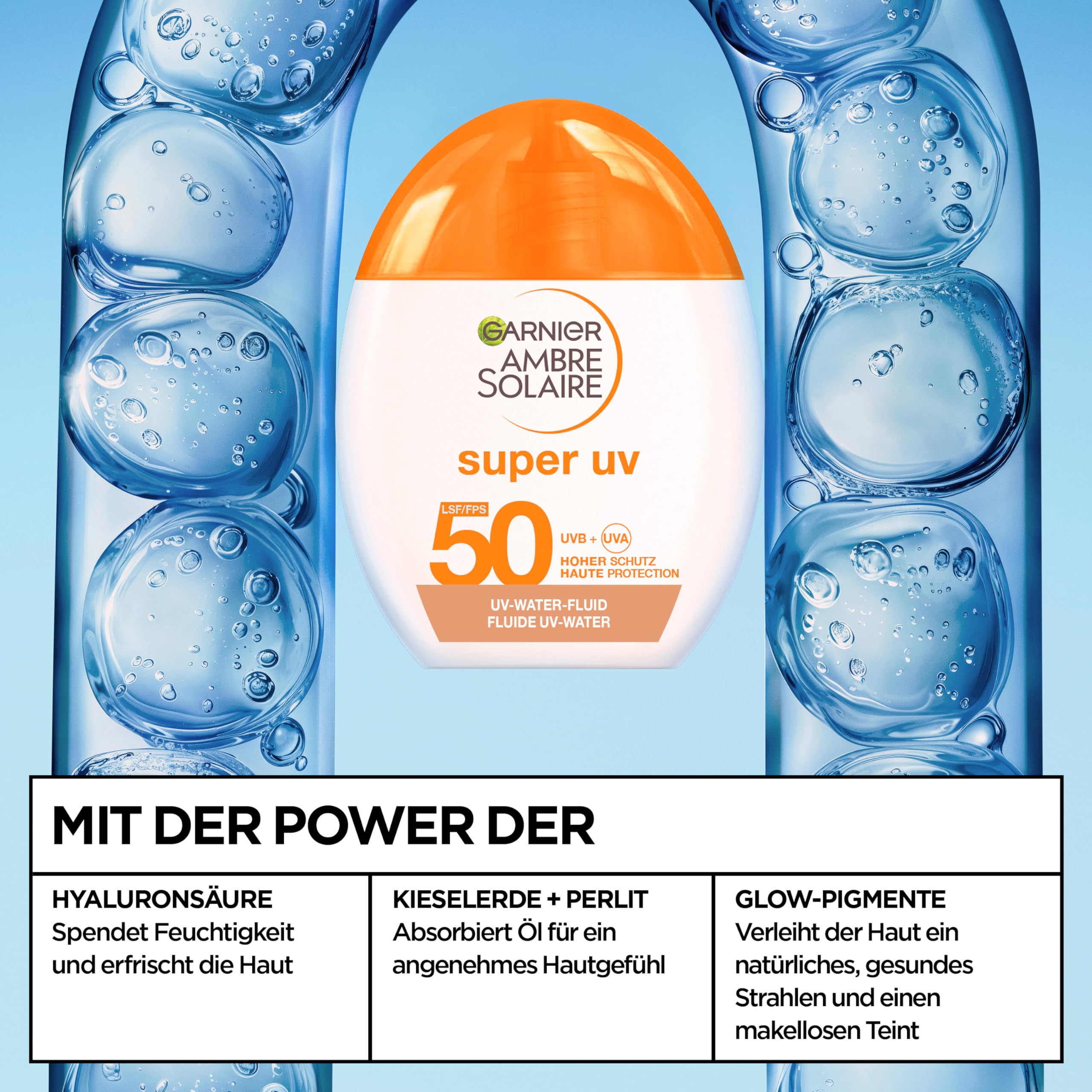 Garnier Super UV UV Water-Fluid Glow LSF 50