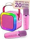 Move2Play, Karaoke Machine for Kids | Includes 20+ Kid Songs | 2 Microphones | Connect with Bluetooth | 3, 4, 5, 6, 7+ Year Old Gift | Toy for Girls, Boys, & Toddler | Birthday Present