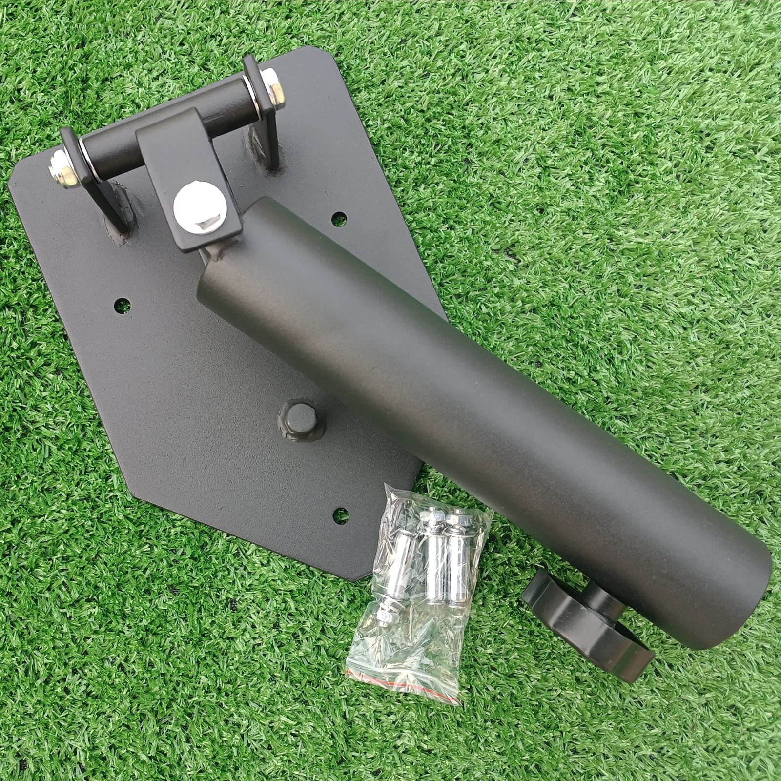 MARSAFIT Barra portátil Landmine Base, accesorio de fila de barra en T de lujo, accesorio de mina terrestre para barra se adapta a barras estándar de 1 pulgada y 2 pulgadas