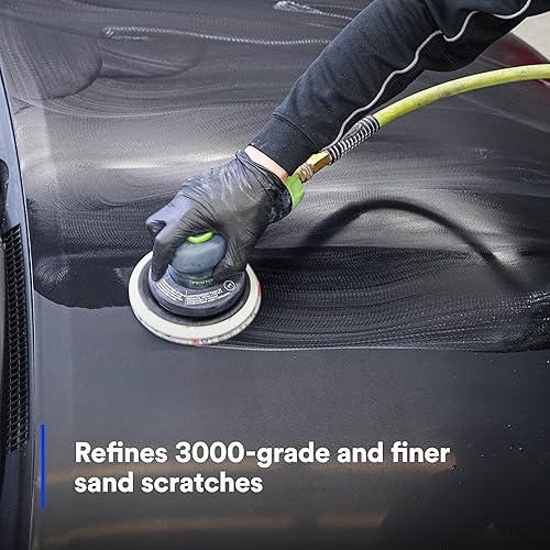 Miniatura 9 de 3M 8000 Grade Trizact Hookit Disco abrasivo con respaldo de espuma, 30804, 3 pulgadas, acabado de pintura, lijado ultrafino, eliminación de micro