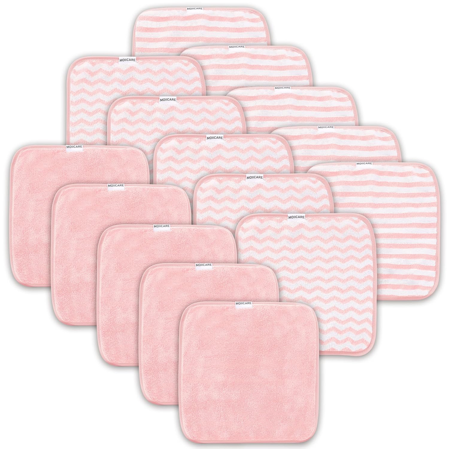 15 Pack Baby Washcloths Super Soft Absorbent Wash Cloths