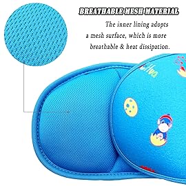 Letton Child Head Support for Car Seats - Adjustable Toddler Car Seat Head Holder Head Strap, Breathable Kids Headrest Neck Relief - A Comfortable Sleep Solution (Blue Dinosaur)