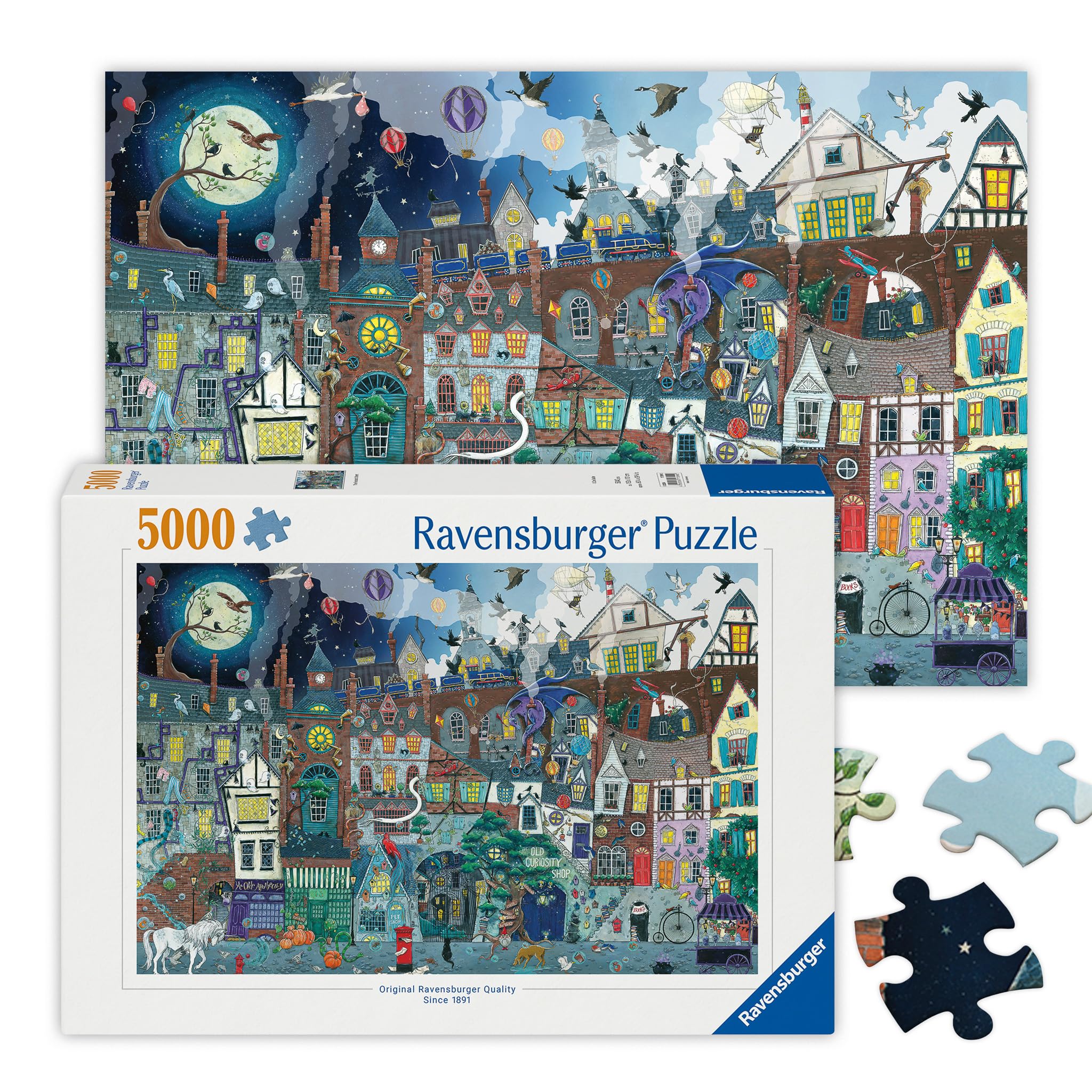 Ravensburger Fantasy Street 5000 Piece Jigsaw Puzzle for Adults