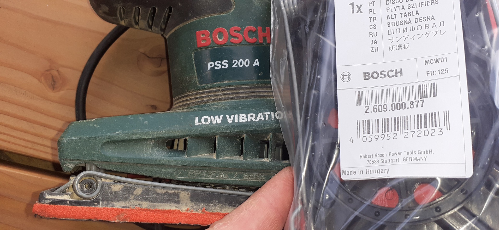 Bosch Pss 250 Ae Schleifplatte Wechseln