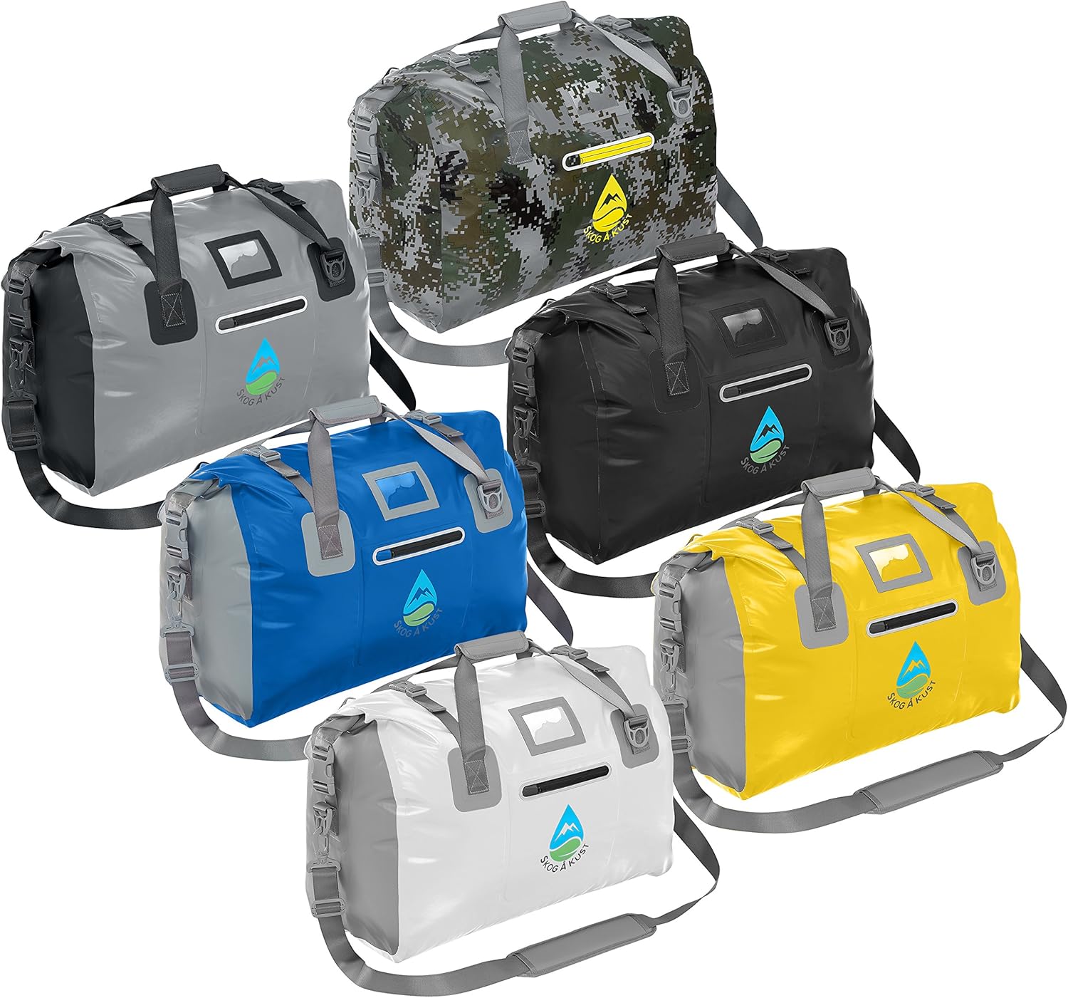 Skog Kust DuffelSak Waterproof Duffel Bag | 40L DigiCamo