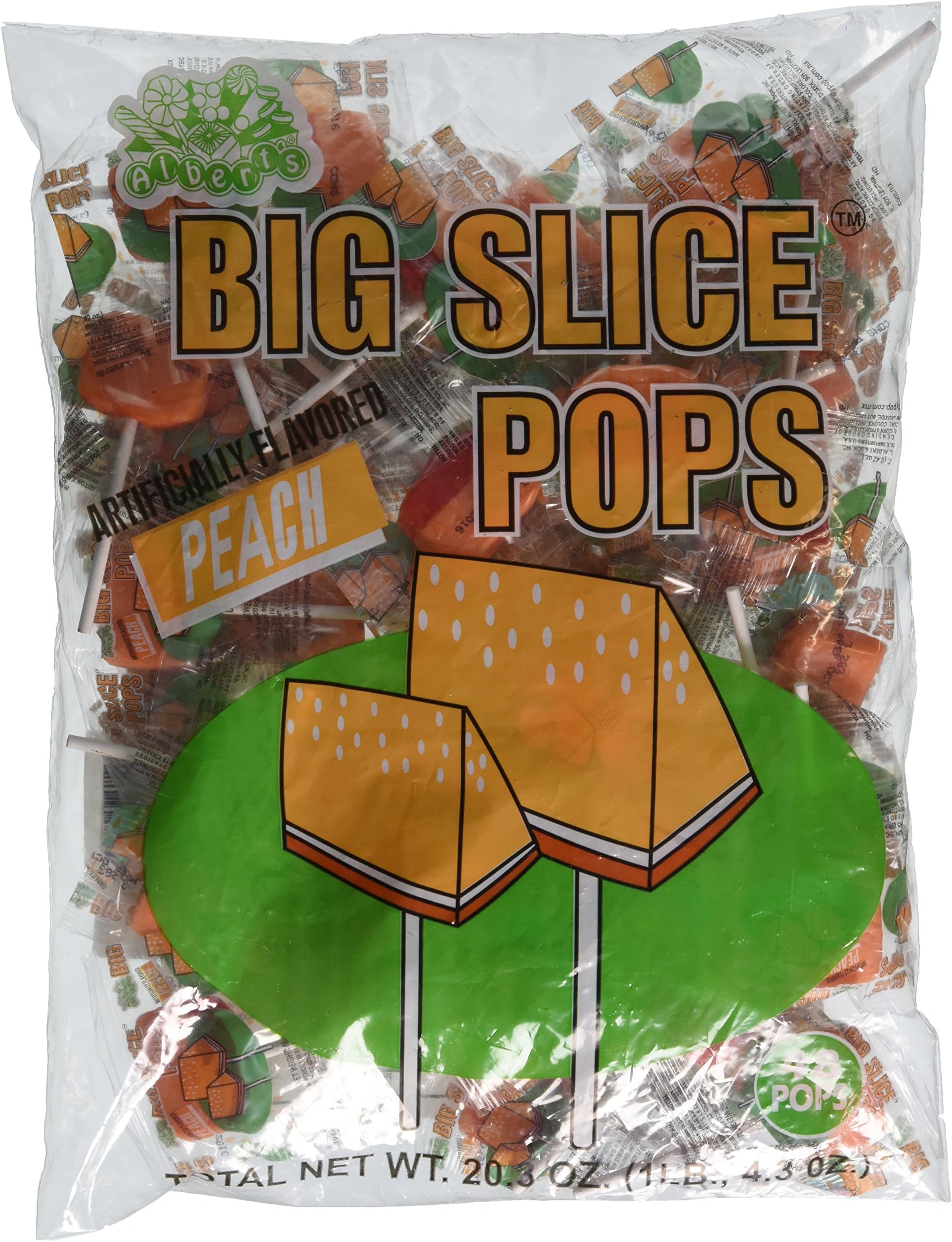 Big Slice Pop Peach 48 Pop Bag