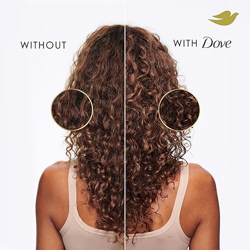 Miniatura 6 de Dove Acondicionador de aceite de argán y reparación de daños 1 para cabello dañado 92% de origen natural, acondicionador sin parabenos 12 oz