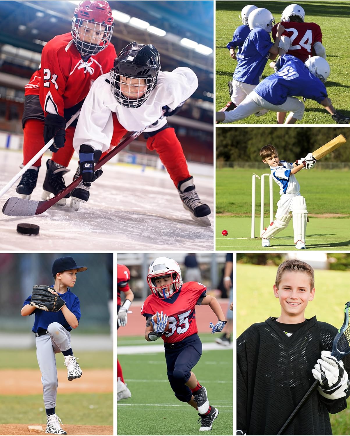 Roadbox Youth Boys Compression Shorts, Kids Baseball Cup Underwear Football Boxer Briefs with Soft Protective Athletic Cup - Image 2