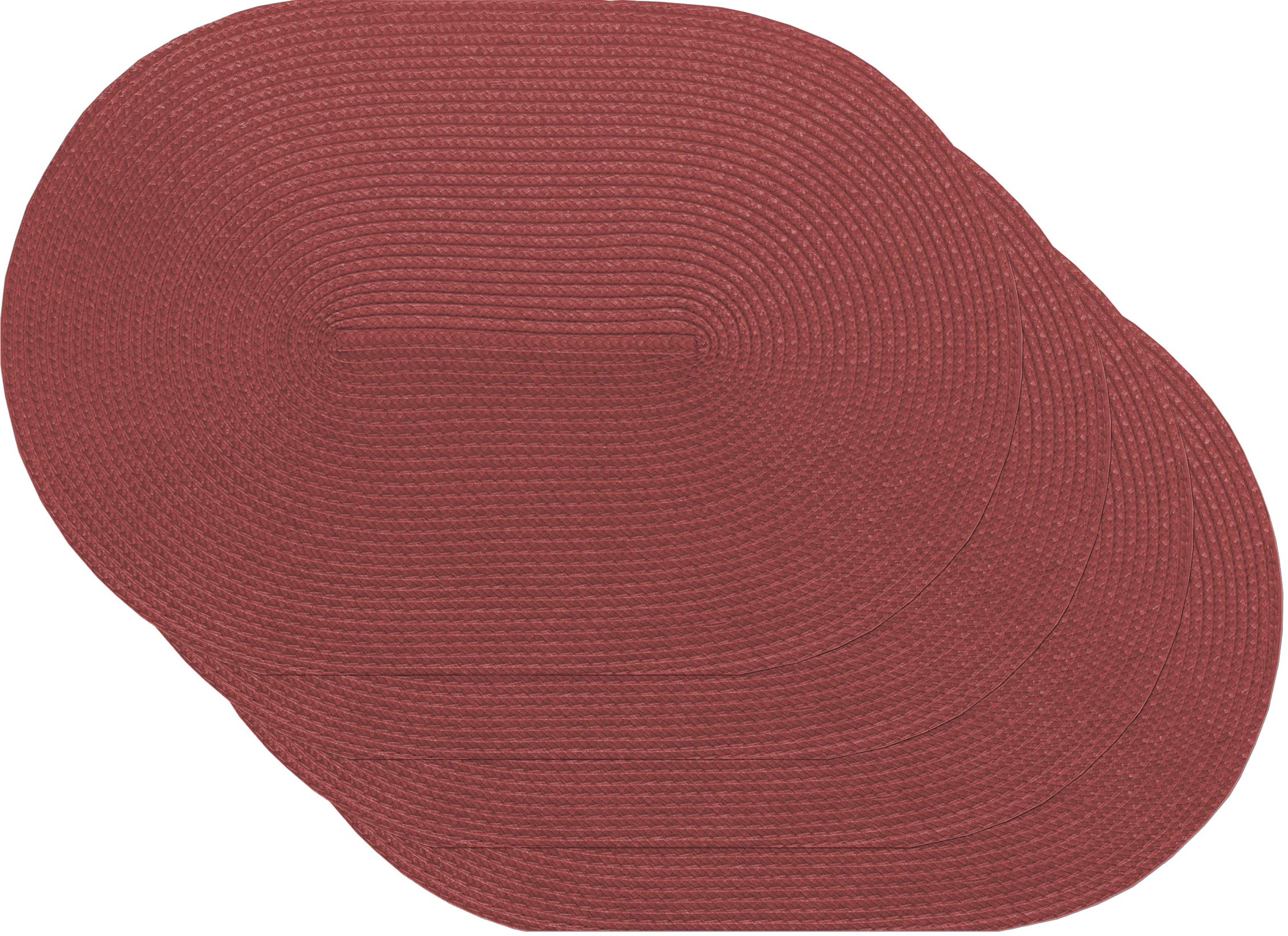 Venilia Juego de 4 manteles Individuales ovalados Berry para Comedor, Bayas, Tejidos, 4 Unidades, Apto para Alimentos, 30 x 45 cm, 4 Unidades, 59120
