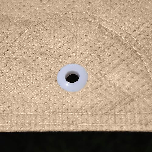 Miniatura 7 de Titan - Cubierta universal para camión de 4 capas para camiones de 264 pulgadas de largo x 80 pulgadas de ancho x 60 pulgadas de alto, color marrón