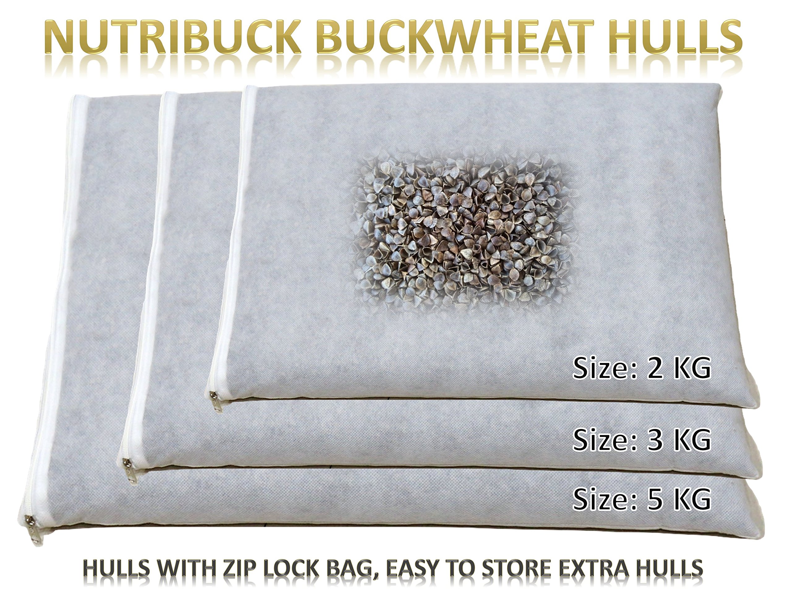 NutriBuck® Buckwheat Hulls/Husk For refilling purpose (5 KG) 1