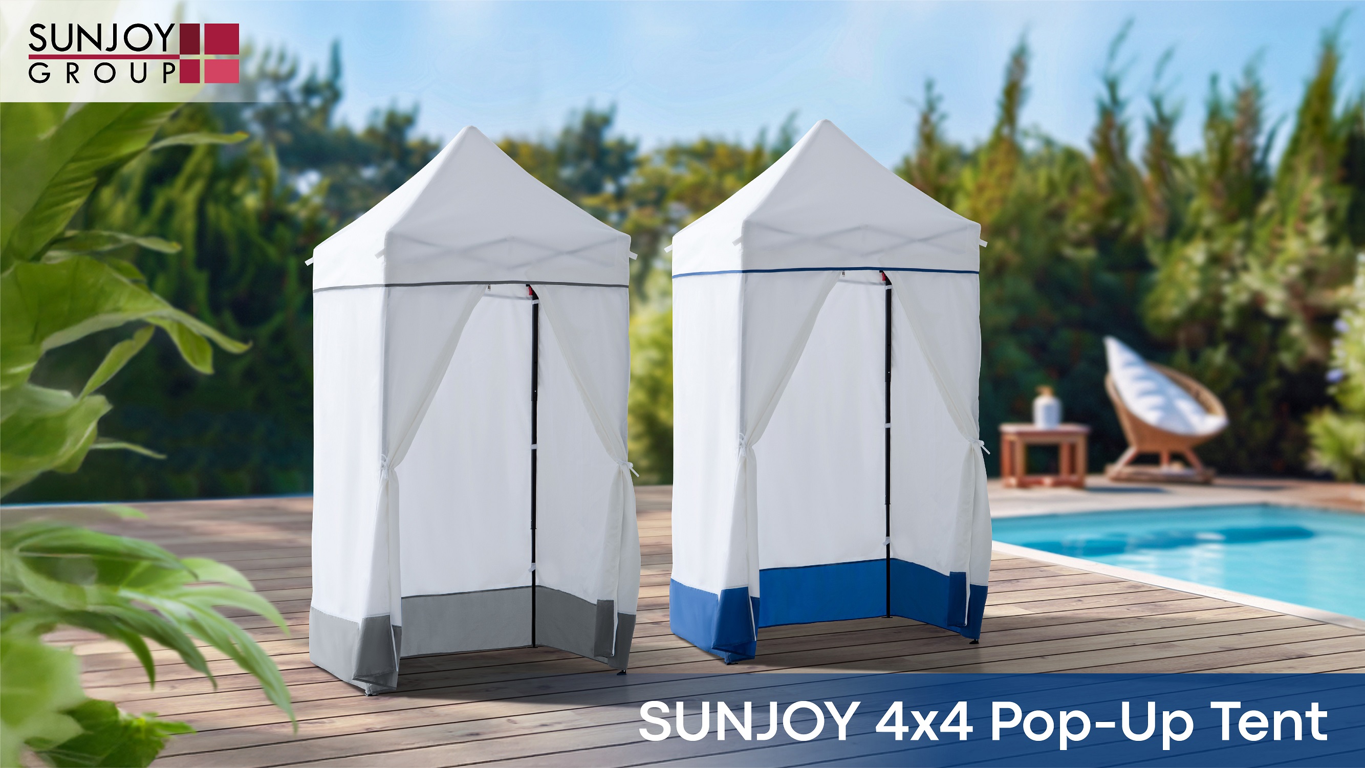 Tente Douche Pop-up Portable – Cabine Intime Pour Camping, Plage, Pêche – Anti-UV, Imperméable, 120x120x190 Cm