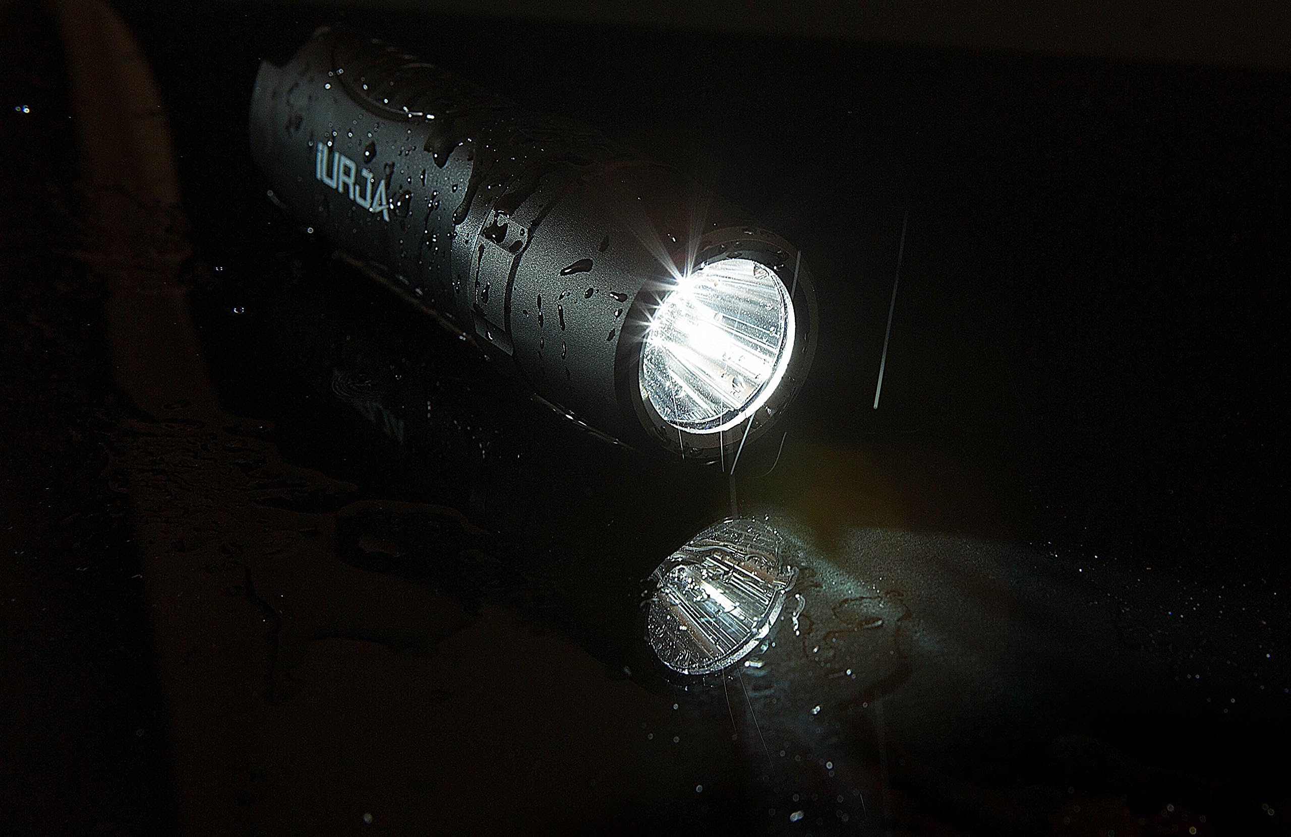 iUrja LED 10,400mAH Emergency Rechargeable Power Bank Torch, Seatbelt Cutter & Window Breaker