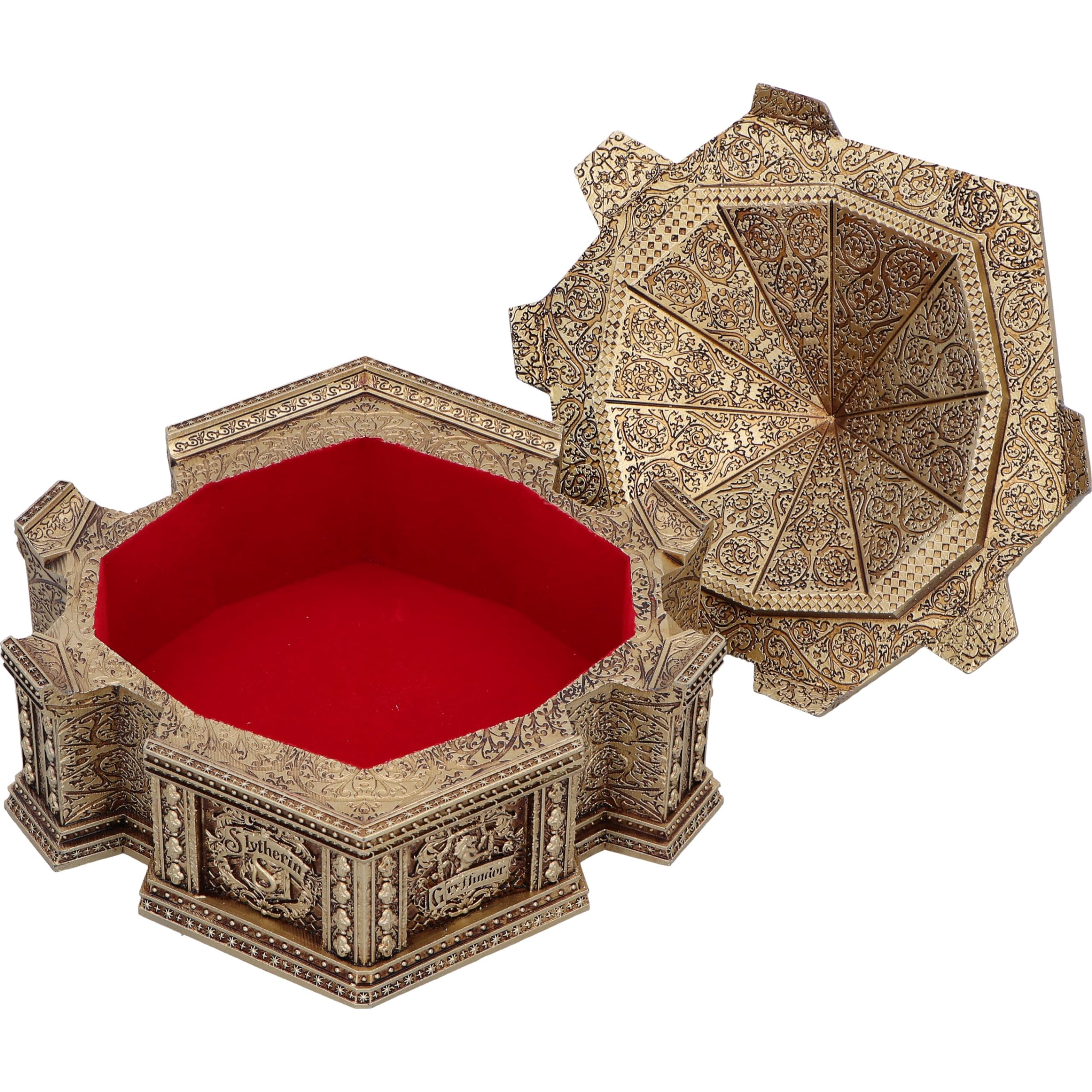 Nemesis Now Harry Potter Hogwarts Trinket Box, Resin, Gold, Officially Licensed Harry Potter Merchandise - Image 3