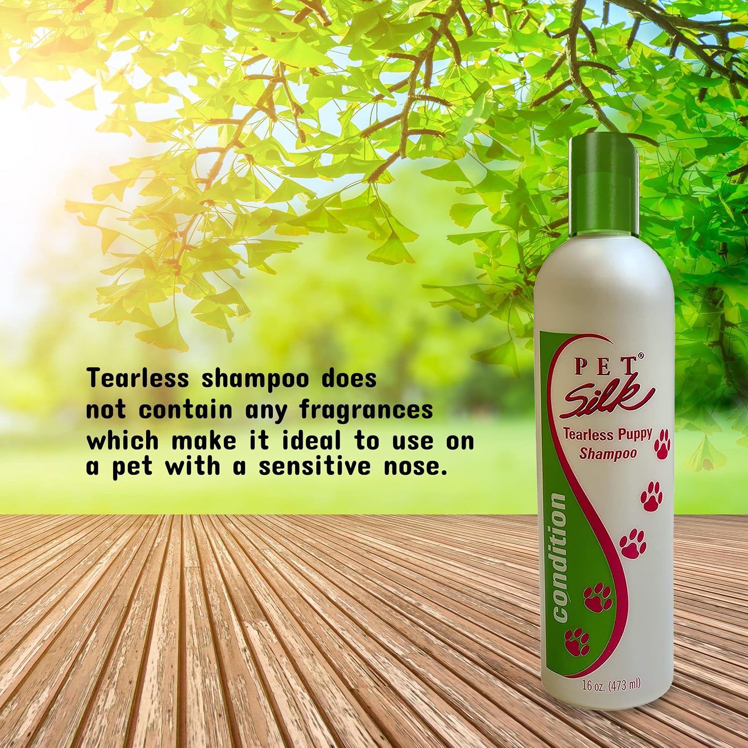 Pet Silk Tearless Puppy Shampoo 16oz, Specially Formulated Tear Free Shampoo for Sensitve Skin & Coat, Effective & Gentle, Fragrance & Dye Free for The at-Home Groomers! image 4