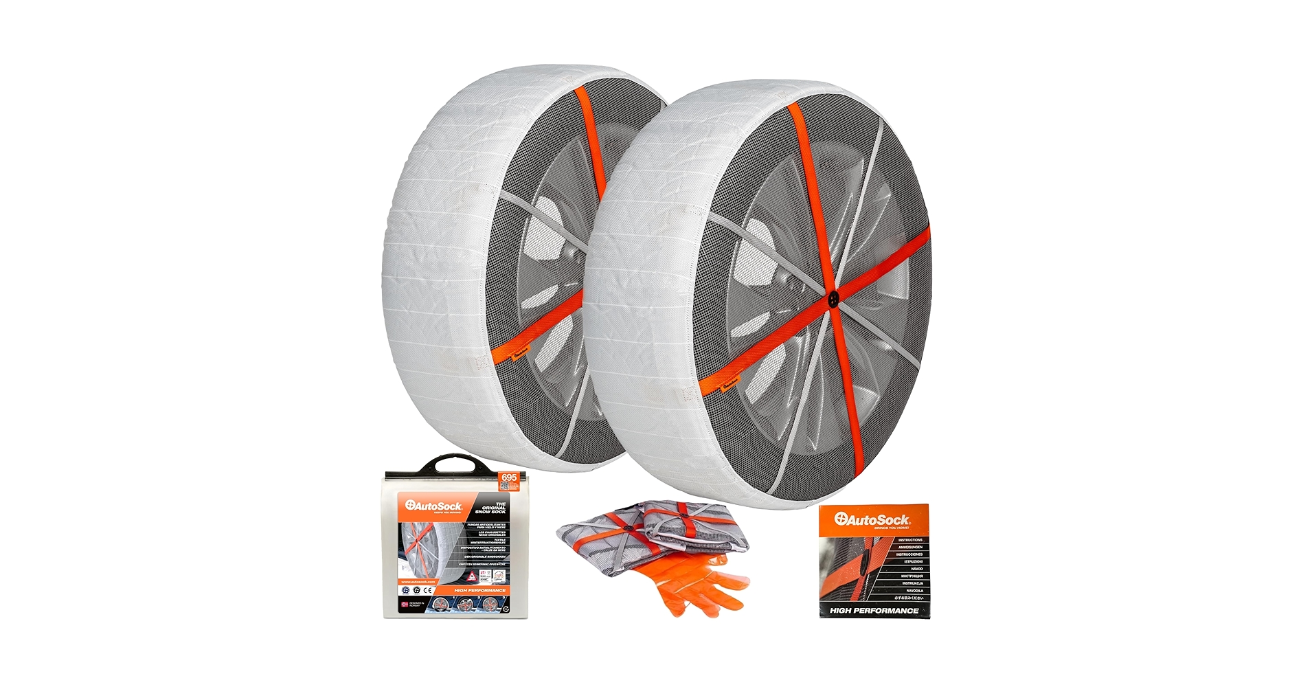 ウェア Auto Sock 695 Amazon.com: AutoSock for Passenger Vehicles HP695, Snow