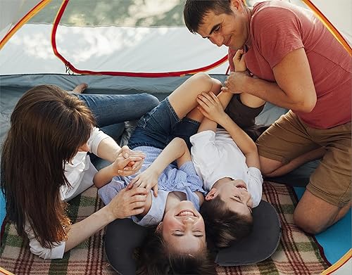 Miniatura 8 de TREKOLOGY Almohada inflable, almohadas de camping, almohada de mochilero, almohada de senderismo ultraligera, almohada de camping inflable, almohada