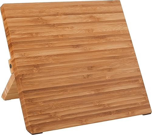 Miniatura 101 de Mercer Culinary Millennia Colors - Juego de 5 tableros magnéticos con asas moradas, madera de caucho, 5 x 15 x 15 pulgadas