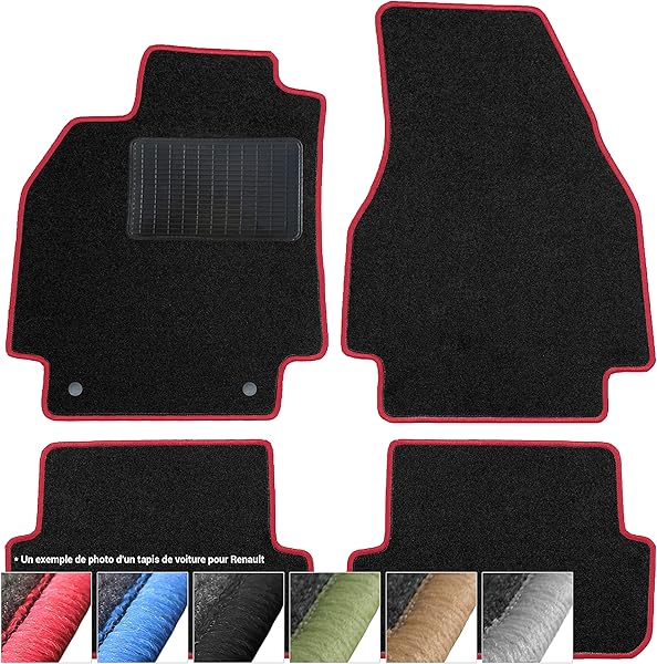 moto-MOLTICO Carpet Car Mats for Renault Clio IV