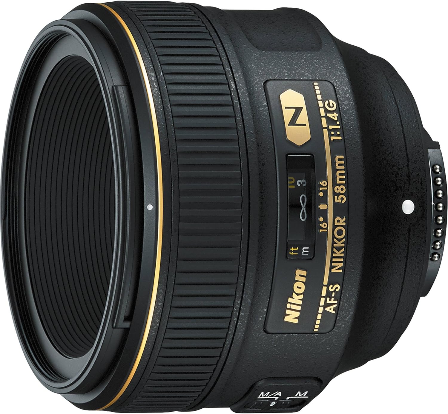 Nikon AF-S FX NIKKOR 58mm f/1.4G Lens for Nikon DSLR Cameras (Renewed)