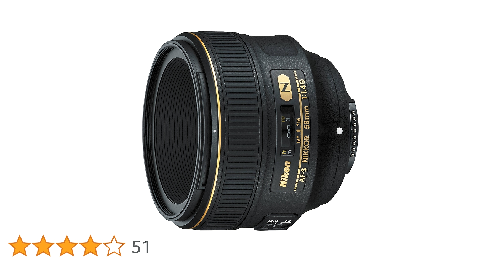 Amazon.co.jp: Nikon AF-S FX NIKKOR 58mm f/1.4G レンズ Nikon