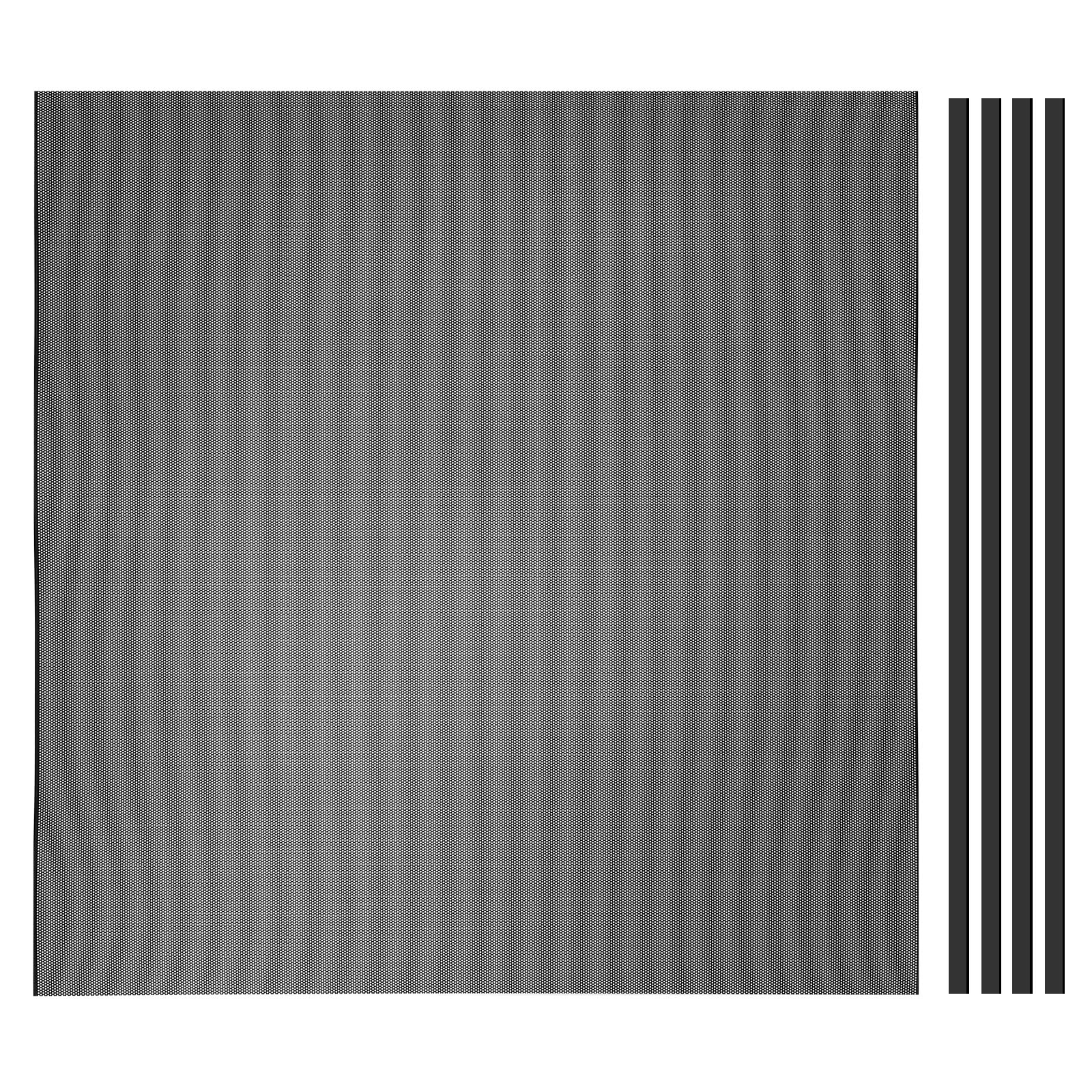 Filtre à poussière pour ventilateur PC contre la surchauffe toile PVC 50x50cm