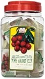 Jin Jin Lychee Coconut Jelly Cups – 52.9 oz Jar (Approx. 40 Cups) – Fruity Asian Snack with Nata de Coco – Fat-Free, Individually Wrapped Lychee Jellies for Kids & Adults