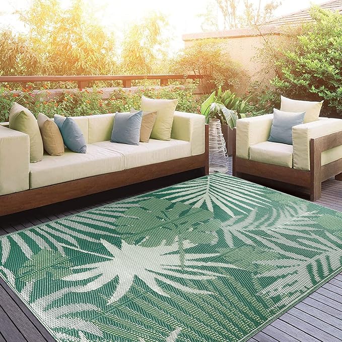 Outdoor Rugs 150x245cm Portable Camping Mat Reversible Mats