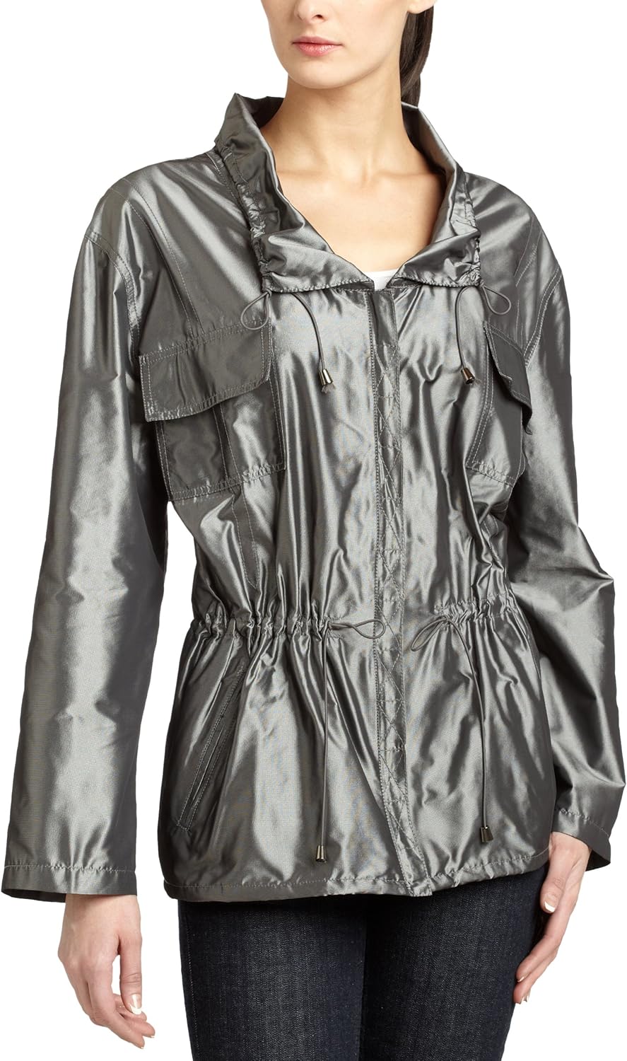 Cole Women's Roll Tab Anorak Jacket at Amazon Women's Coats Shop