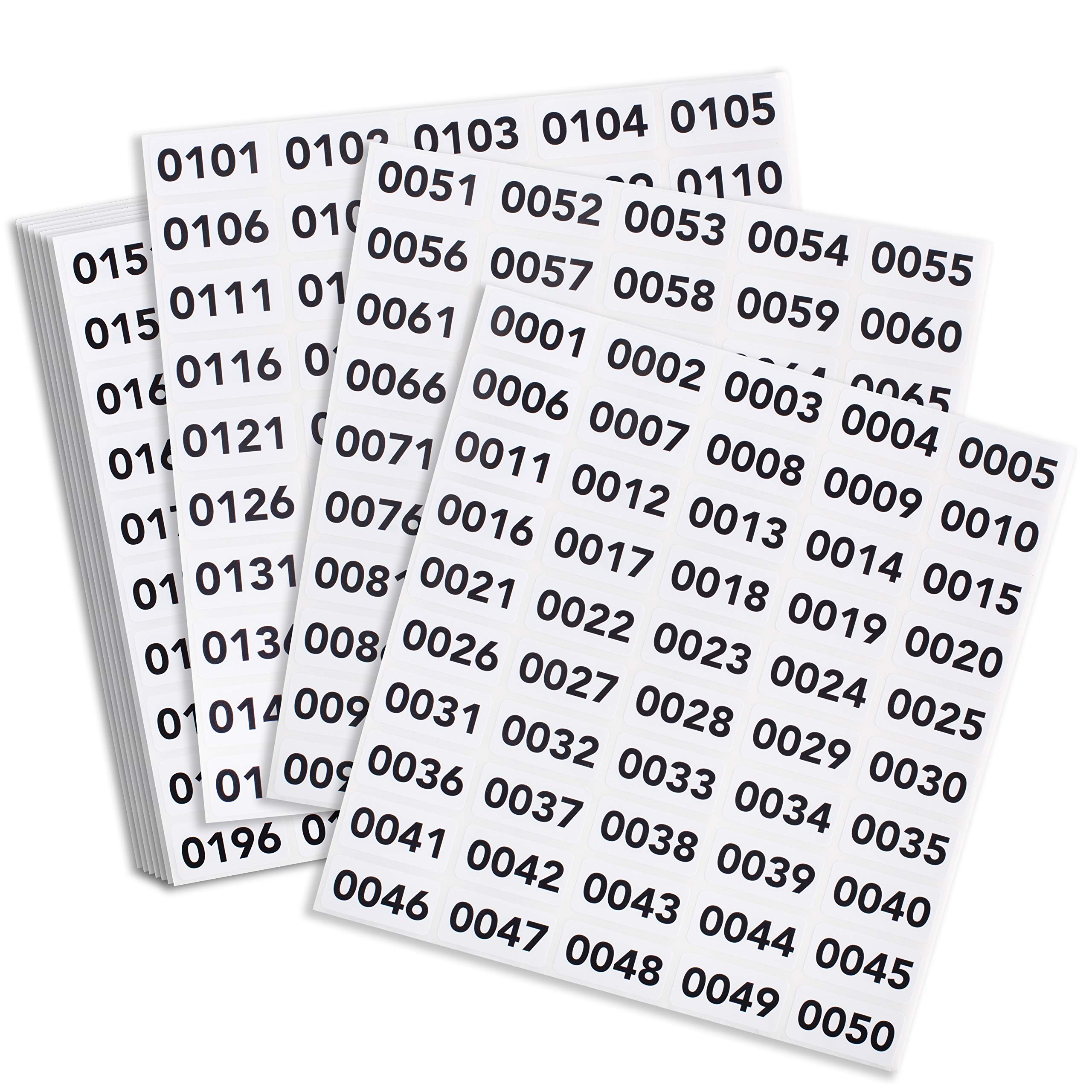 Isyfix Calcomanias De Numeros Consecutivos Verdes 1 A 100, | Envío Gratis