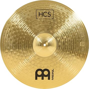 Meinl 20" Ride Cymbal - HCS Traditional Finish Brass for Drum Set, Made in Germany, HCS20R