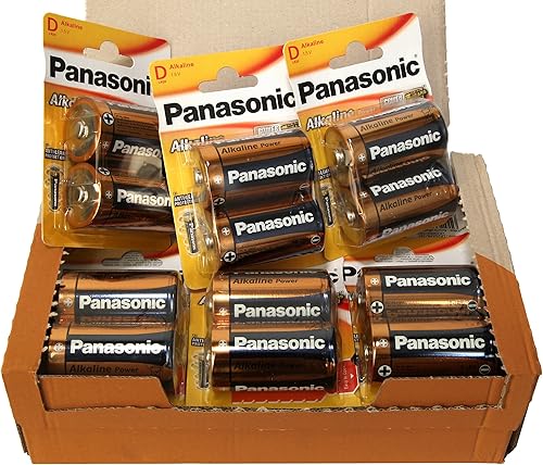Panasonic POWER LR20 D - Pack de 24 pilas alcalinas