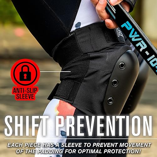 Miniatura 5 de Franklin Sports Rodilleras para jóvenesadultos, coderas, muñequeras 3 en 1 juego de protección para patinaje - monopatín - ciclismo