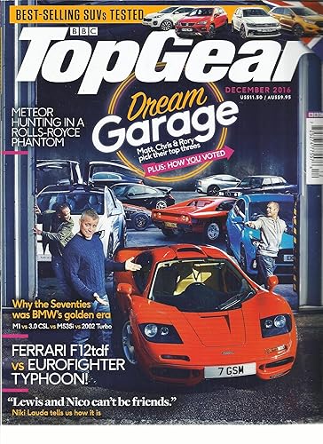 BBC TOP GEAR MAGAZINE BEST - SELLING SUVs TESTED DECEMBER,