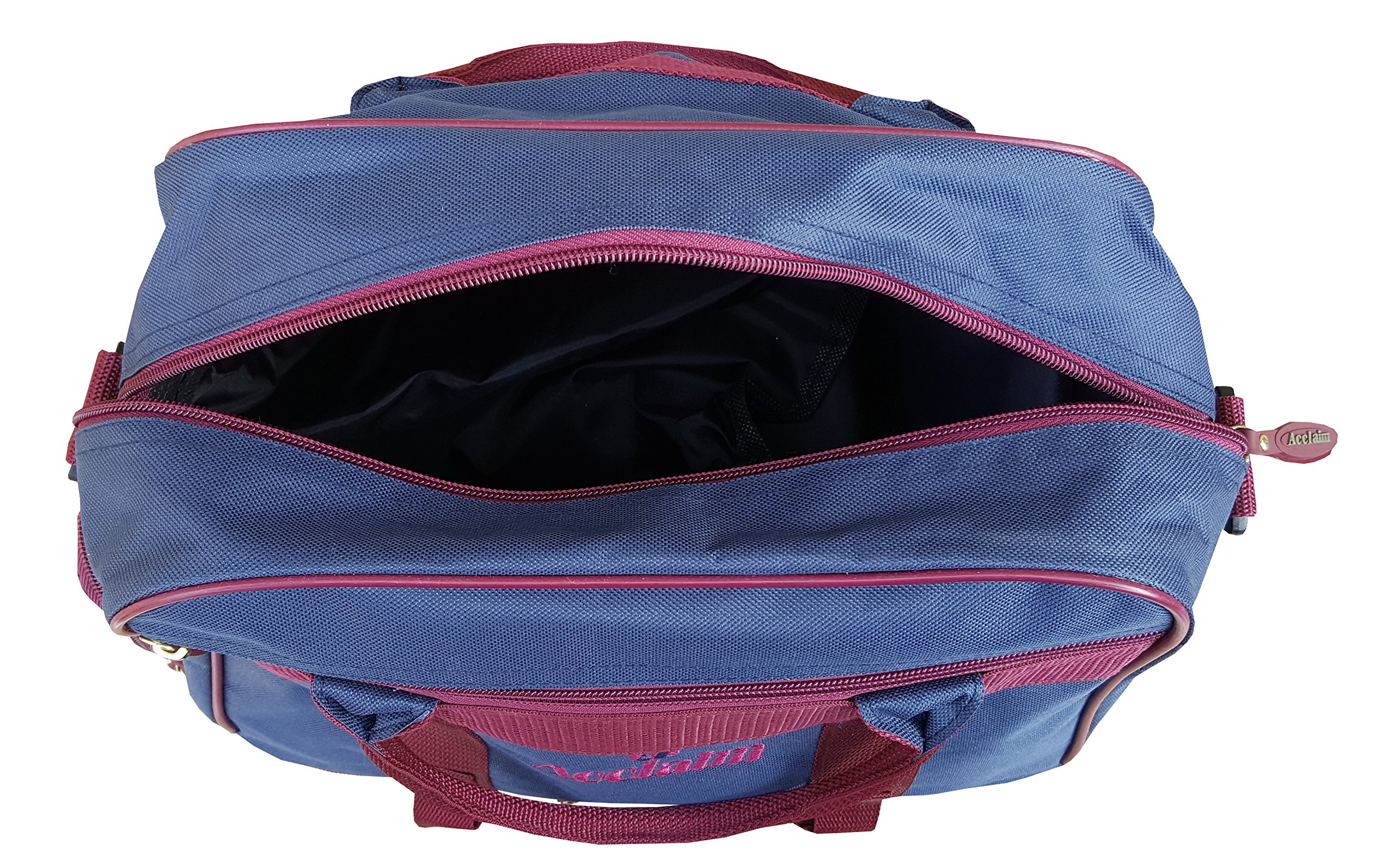 Acclaim Farne Midi - Bolsa de bolos para interior y exterior (nailon, 4 cuencos), color verde, Azul Marino/Borgoña