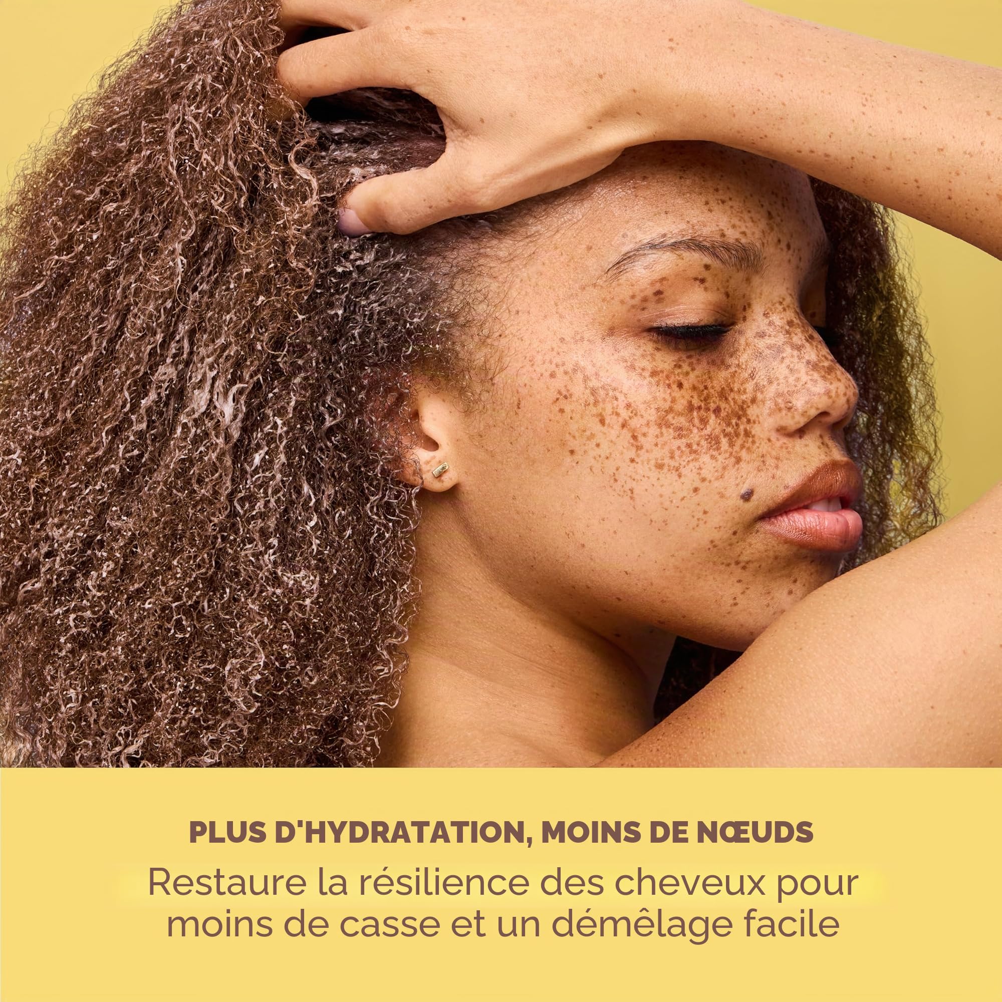 SheaMoisture Après-shampoing sans rinçage pour cheveux à l'huile de ricin noire de Jamaïque pour adoucir et démêler les cheveux 590 ml