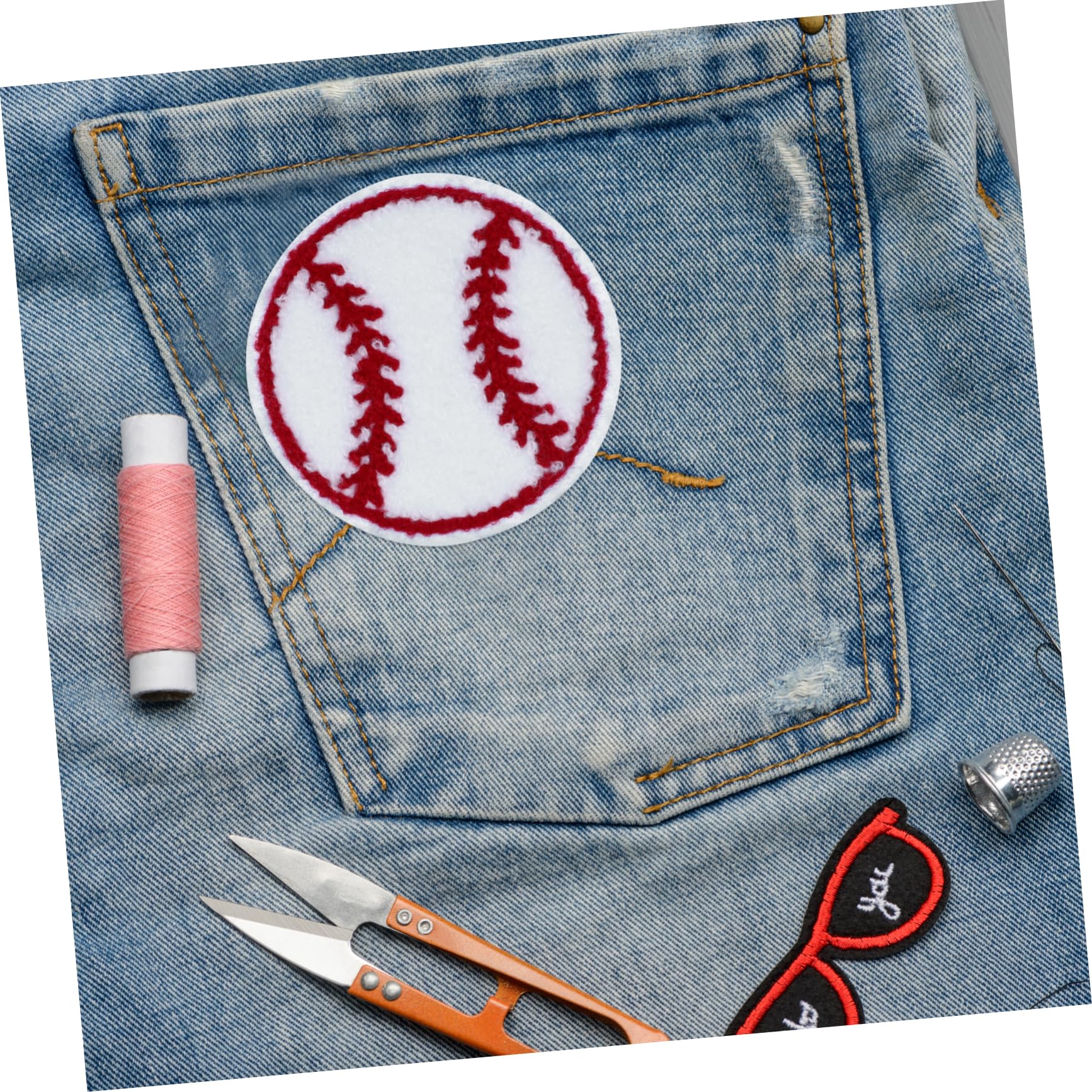 100pezzi Toppe Decorative Per Abbigliamento Toppe Resistente Per Jeans Giubbotti e Zaini Facile Applicazione e