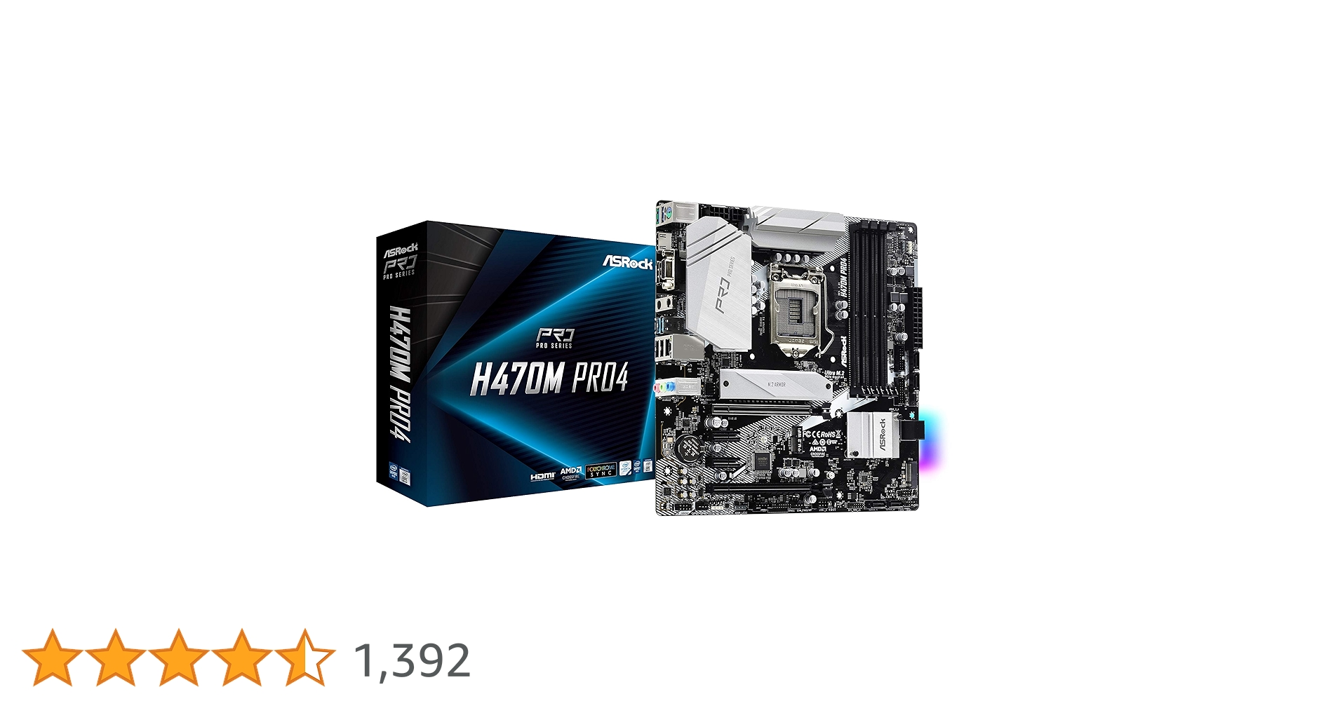 Amazon | ASRock Intel 第10世代CPU(LGA1200)対応 H470チップ