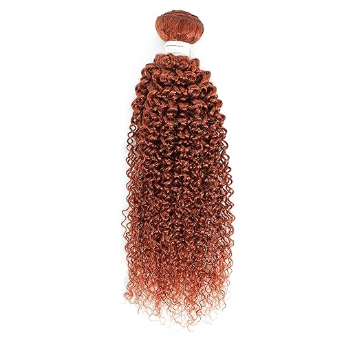 Paquete de cabello humano 100 brasileño virgen rizado rizado color naranja 335ozpieza paquete de cabello rizado de 20 pulgadas