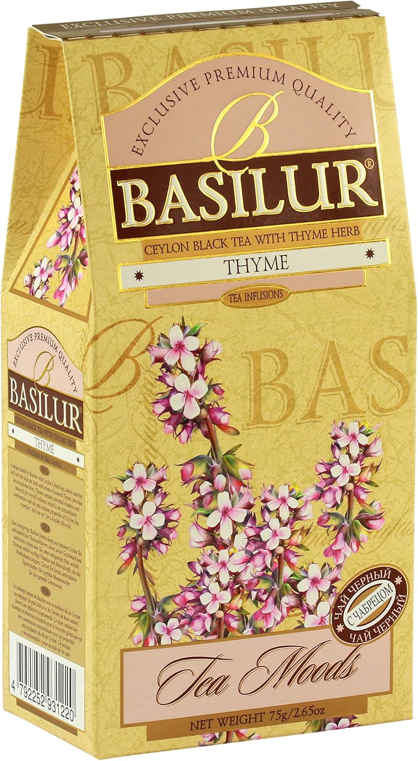 Basilur "Thyme Tea Moods" Ceylon black tea with Thyme