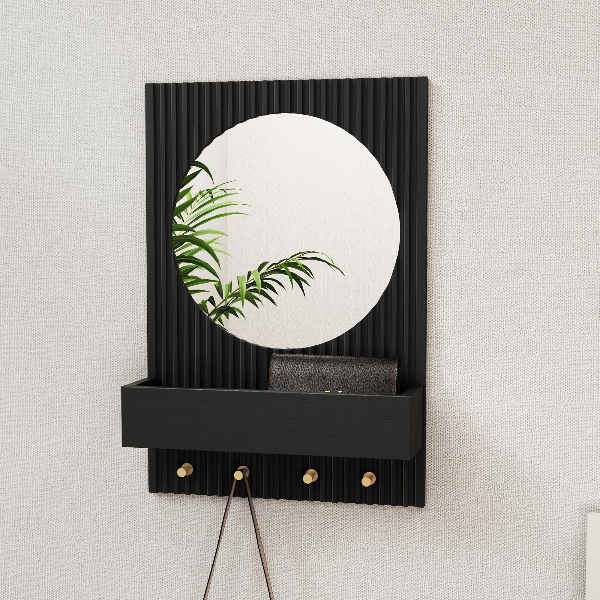 ひー H744\" KARE Wall Mirror Miro 88x88 Amazon.com: Chende Large Living Room Mirror for Decor, 44