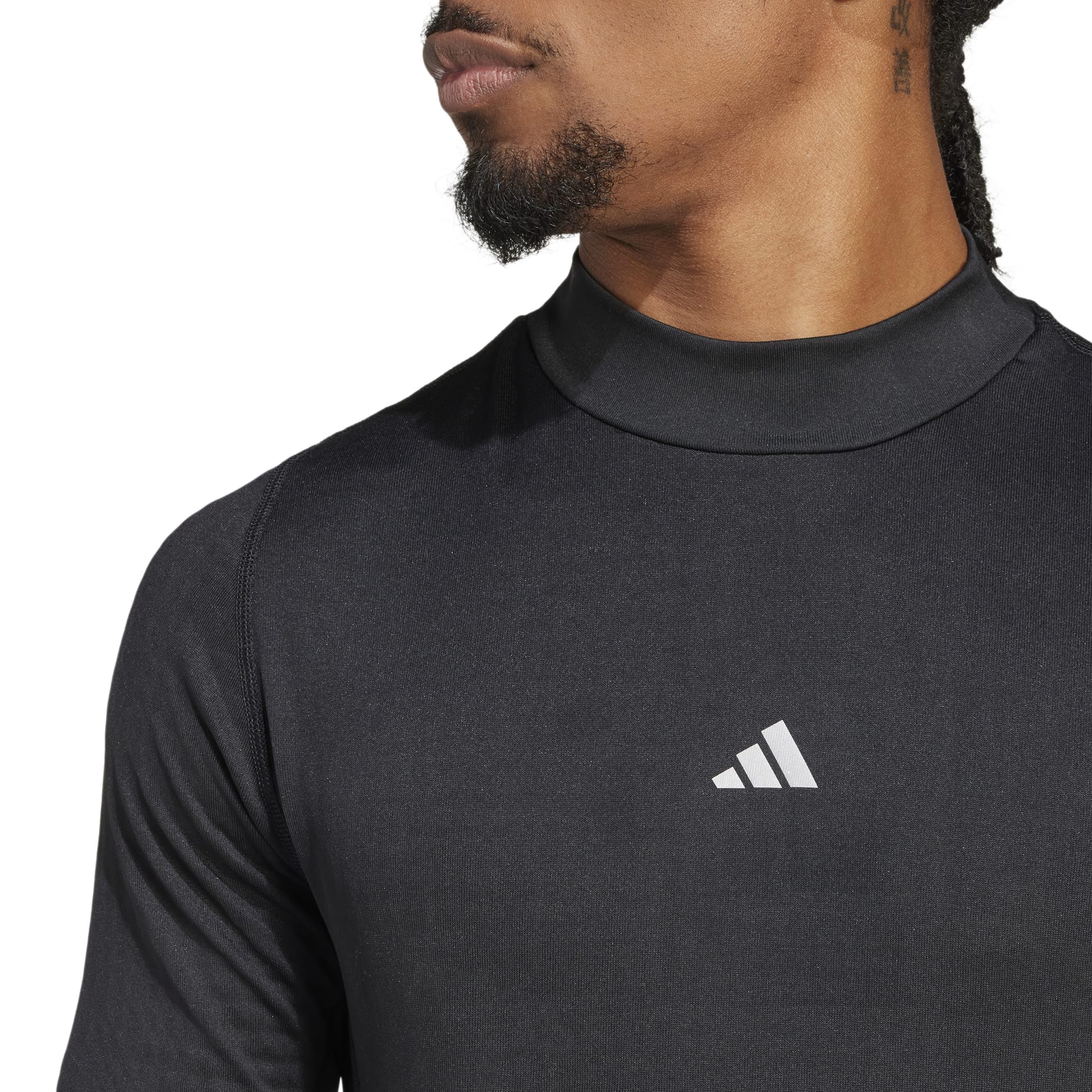 adidas Męski T-shirt Techfit Cold.rdy z długim rękawem (1 opakowanie)