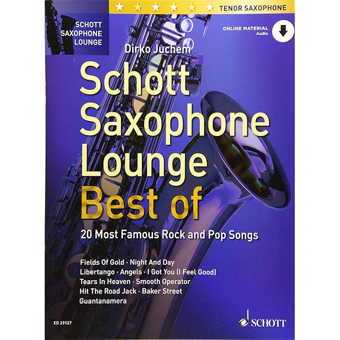 Buy Schott Saxophone Lounge, Best of 20 Most Famous Rock and Pop Songs