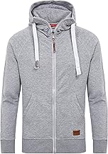 Yazubi Herren Sweatjacke Hoodie mit Reißverschluss Jacob