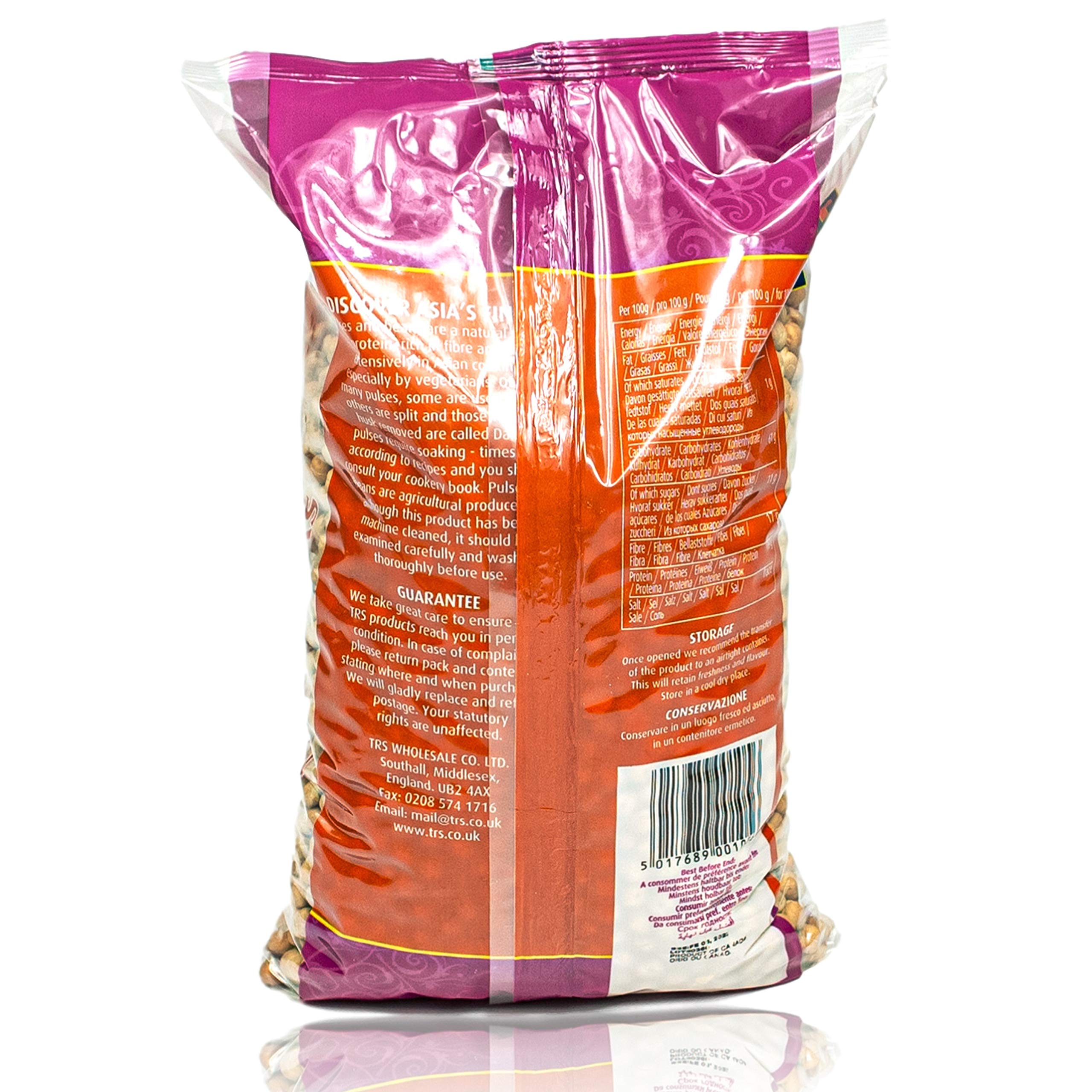 TRS - 3er Pack Premium Kichererbsen getrocknet in 2 kg Großpackung - Chick Peas ungekocht