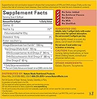 Vista 7 de Nature Made - Suplementos de aceite de pescado Omega 3, aceite de pescado Omega 3 como ésteres etílicos 1200 mg en cápsulas blandas, suplemento